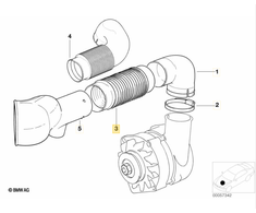Bmw Gumos Apsauga 5 E34 07 1987 08 1991 Originalus 12312242301