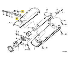 Bmw Halter E21 E30 1975 1983 32311110996 Originalus 32311110996