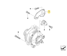 Bmw Haltewinkel Mini R50 2002 2006 Originalus 12317798353