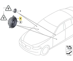 Bmw Harman Kardon Hk Top Hifi Vidurinės Durų Garsiakalbis Originalus 65139368386