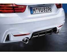 BMW Heckdiffusor Juodas Mattinis 4 F32 F33 F36 Originalus 51192339218