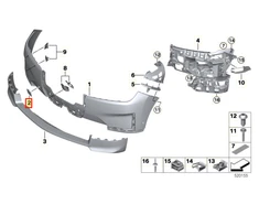 BMW I20 vilkimo akies dangtelis originalus 51115A3ADF5