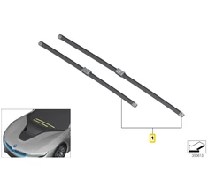 BMW I8 I12 LCI I15 Švarstyklių Šluotelės Originalus 61610056963