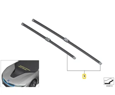 BMW I8 I12 LCI I15 Švarstyklių Šluotelės Originalus 61610056963