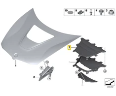 Bmw I8 I12 Lci Oro Originalus 51007483464