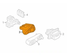 BMW i8 I12 variklio laikiklio laikiklis Originalus 22116857564