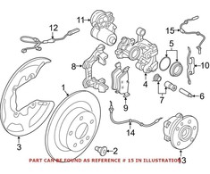 BMW Impulsų Generatorius DSC Galinė F45 F46 F48 F39 F56 F55 F54 F57 F60 Originalus 34526880757