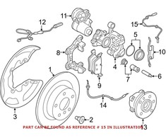 BMW Impulsų Generatorius DSC Galinė F45 F46 F48 F39 F56 F55 F54 F57 F60 Originalus 34526880757