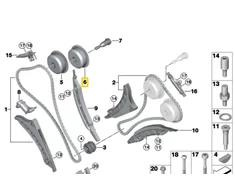 BMW Inlet Camshaft Adjustment Unit G30 F90 G11 G12 G14 G15 G16 X5 G05 X6 G06 X7 G07 Originalus 11368601046