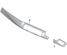 BMW Instr Panel Fine Al Keleivis 51459192958