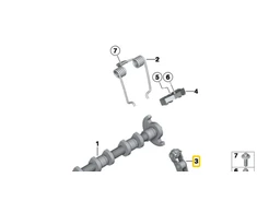 BMW Intermediate lever Originalus 11377539966 1' F20 (07/2010 — 02/2015) 1' F20 LCI (06/2014 — 06/2016) 1' F21 (12/2011 — 02/2015) 1' F21 LCI (06/2014 — 06/2016) 3' F30 (03/2012 — 07/2015) 3' F30 LCI (03/2015 — 06/2016) 3' F31 (08/2011 — 05/2015) 5' G30 (10/2015 — 12/2019) 5' F90 M5 (0