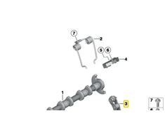 BMW Intermediate lever Originalus 11377539968 1' F20 (07/2010 — 02/2015) 1' F20 LCI (06/2014 — 06/2016) 1' F21 (12/2011 — 02/2015) 1' F21 LCI (06/2014 — 06/2016) 3' F30 (03/2012 — 07/2015) 3' F30 LCI (03/2015 — 06/2016) 3' F31 (08/2011 — 05/2015) 5' F07 GT (04/2011 — 06/2013) 5' F07 GT LCI