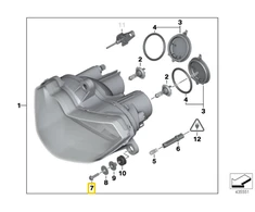 Bmw Isa Screw K29 K40 K43 K44 K42 K46 K47 K49 K67 K69 K48 K61 Originalus 11137676132