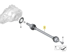 Bmw Išejo Velenas Kairysis 6 G32 Gt 7 G11 Originalus 33208639457