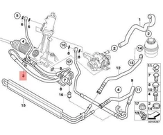 BMW Išsiplėtimo Žarna E88 E82 E90 E91 E92 E93 Originalus 32416784391