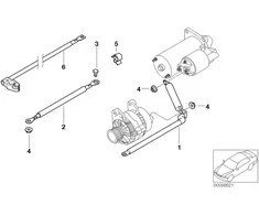 Bmw Įžeminimo Kabelis 1 E81 E87 E90 E91 X1 E84 Originalus 12427795485
