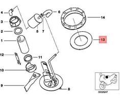 BMW K1200 RS K1200 LT K1200 GT Gasket Originalus 16142347285