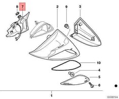 Bmw K1200 Rs Lt Lampenfassung Blinkleuchte lin Originalus 63132305813