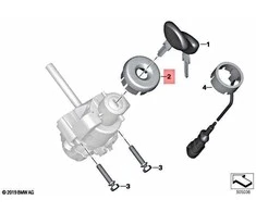 BMW K18 C 600 Sport Apdailos Žiedas Uždegimui Originalus 51258527139
