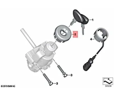 BMW K18 C 600 Sport Apdailos Žiedas Uždegimui Originalus 51258527139