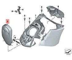 BMW K18 užpildymo sklendė originali 46637725169