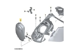 BMW K18 Užpildymo sklendė Originali 46638556349