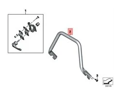 BMW K25 0313 0460 Palaikymas Originalus 71607707369