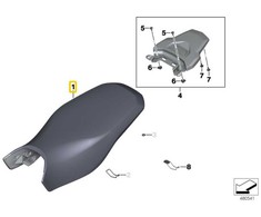 Bmw Ralio Sėdynė Žema R 1200 GS R 1250 GS Originalus 52538404227