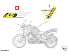 Bmw K50 R 1200 Gs Priekinis Rato Dangtelis Kairysis Originalus 51149457797