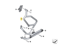 BMW K51 R 1200 GS Adv R 1250 GS Adv Kairysis Degalu Apsauga Originalus 46638563805
