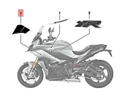 Bmw K69 S 1000 Xr Dešinysis Šoninis Apdailos Skydelis Su Užrašais Originalus 51147925478
