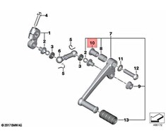 BMW K71 apykaklės įvorė Originali 23417688785