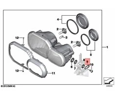 BMW K73 F 800 R 0215 0227 0224 originalus ploviklis 63127717283