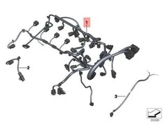 BMW Kabelbaum Einspritzventile Z MINI R56 R55 R57 Originalus 12517646453