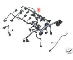 BMW Kabelbaum Einspritzventile Z MINI R56 R55 R57 Originalus 12517646453