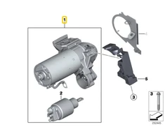 BMW Keisti Starterio Variklį 3 F30 F31 F34 4 F32 F33 F36 X3 F25 X5 E70 F15 X6 E71 F16 Originalus 12418581098