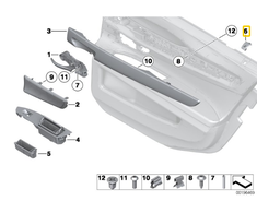 Bmw Lackspray Set Orientblau Met F01 F02 F04 51915A55B67 Originalus