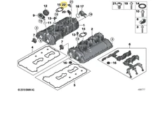 BMW Laikiklio Laikiklio Turėklas 5 G30 7 G11 8 G14 Originalus 13628741491