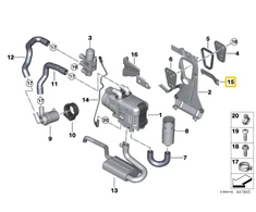 BMW Laikiklio Laikiklio Turėtojas 5 G30 7 G11 Originalus 64129321065