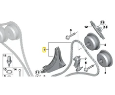 BMW Laikrodžio Grandinė su Tempimo Rėliu Originalus 11318658028