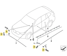 BMW LED Modulis X3 X4 X5 X6 X7 63319459826 Originalus