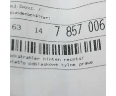 BMW M5 F90 Sedanas Galinis dešinysis atšvaitas Originalus 63147857006