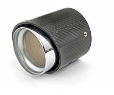BMW MINI CLUBMAN F54 JCW Anglies pluošto išmetimo vamzdžio apdaila Originali 18302468715