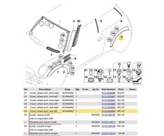 Bmw Mini Cooper R50 R53 Galinio Kairiojo Rato Arkos Dangtis Originalus 51131505869
