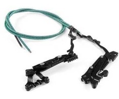 BMW Mini Cooper R52 05-08 kabrioleto stogo užrakinimo kabliukų rinkinys originalus 54347174763