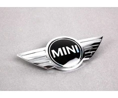 BMW MINI COOPER VARIKLIO DANGČIO EMBLEMA CHROMUOTAS ŽENKLIUKAS 51147026184
