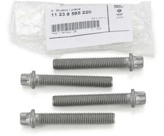 BMW MINI F F G SERIES CRANKSHAFT PULLEY TORX BOLT M10x1.5x65 11238585220 Originalus
