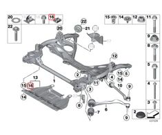 BMW C Formos Veržlė 1 F20 F21 2 F22 F87 M2 3 F30 F80 M3 Originalus 51717065773