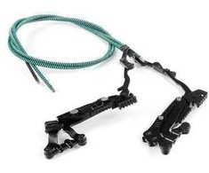 BMW MINI R52 Stoglangio mechanizmo kabrioleto viršaus remonto lynų rinkinys originalus 54347174761