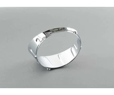 BMW MINI R55 R55 R56 R57 R58 R59 Priekinio bamperio rūko žibinto dangtelis Chrome kairė originali 51117248791